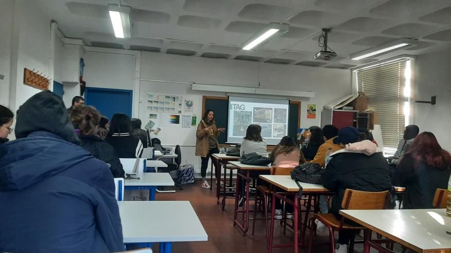 Freguesia organiza workshop de arte urbana com os alunos de Artes da Escola Secundária Damião de Goes